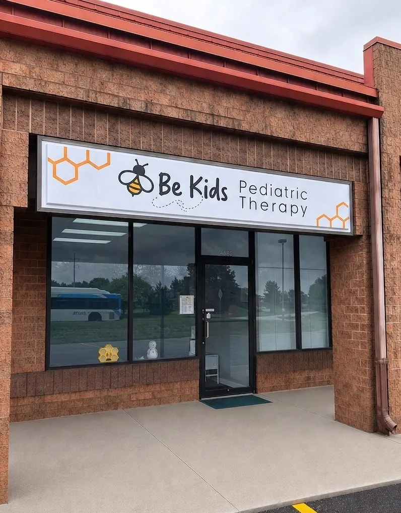 The BeKids Pediatric Therapy storefront and signage at 4695 Whipple Ave NW in Canton, Ohio